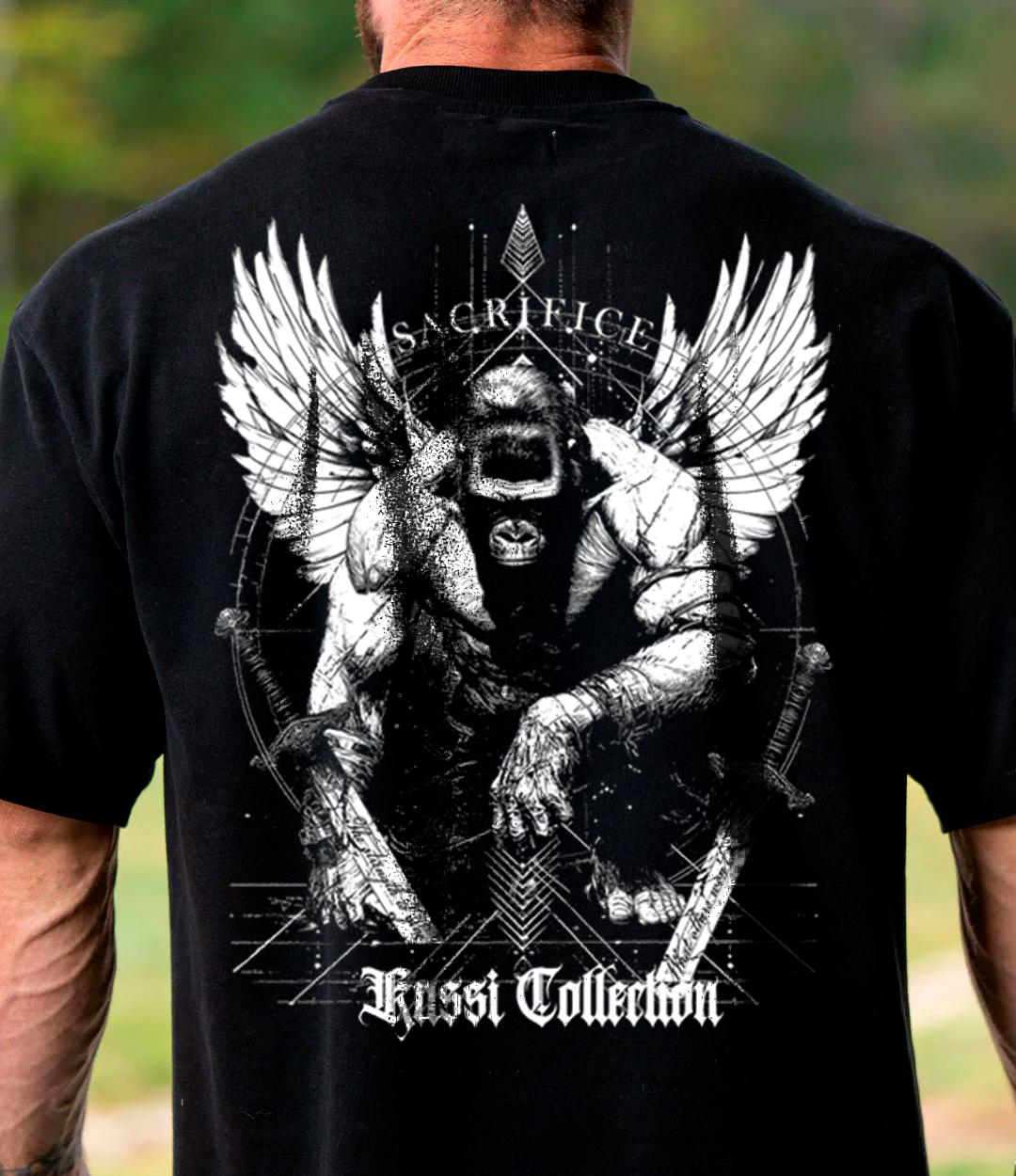 #4 Polera premiun 280 Sacrifice - black