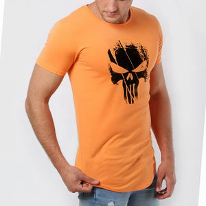 Polera Long Fit / the Punisher Manga Damasco