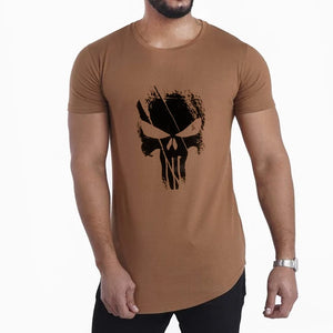 Polera Long Fit / the Punisher Manga Corta Habano