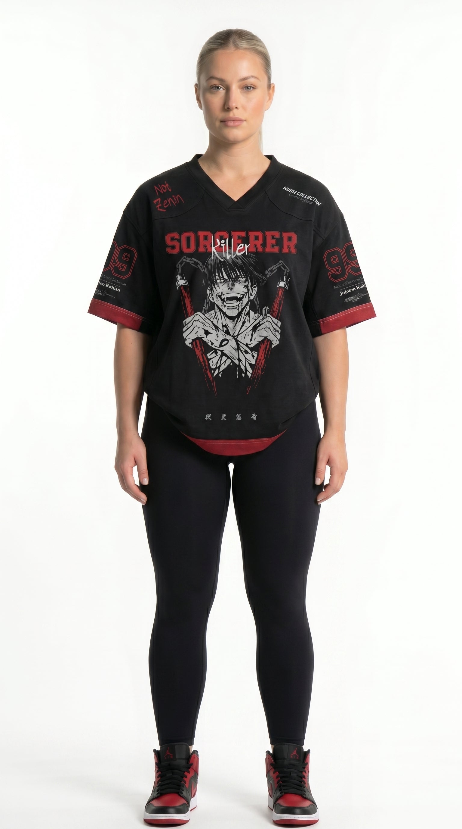 Polera Oversize Boxy Toji /Jujutsu Kaisen -  Pre Venta