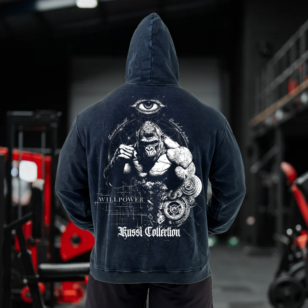 #1 hoodie acid wash will power navy
