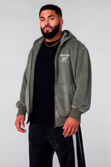 Hoodie Essential Acid Wash Zoro Green  - Edición Especial