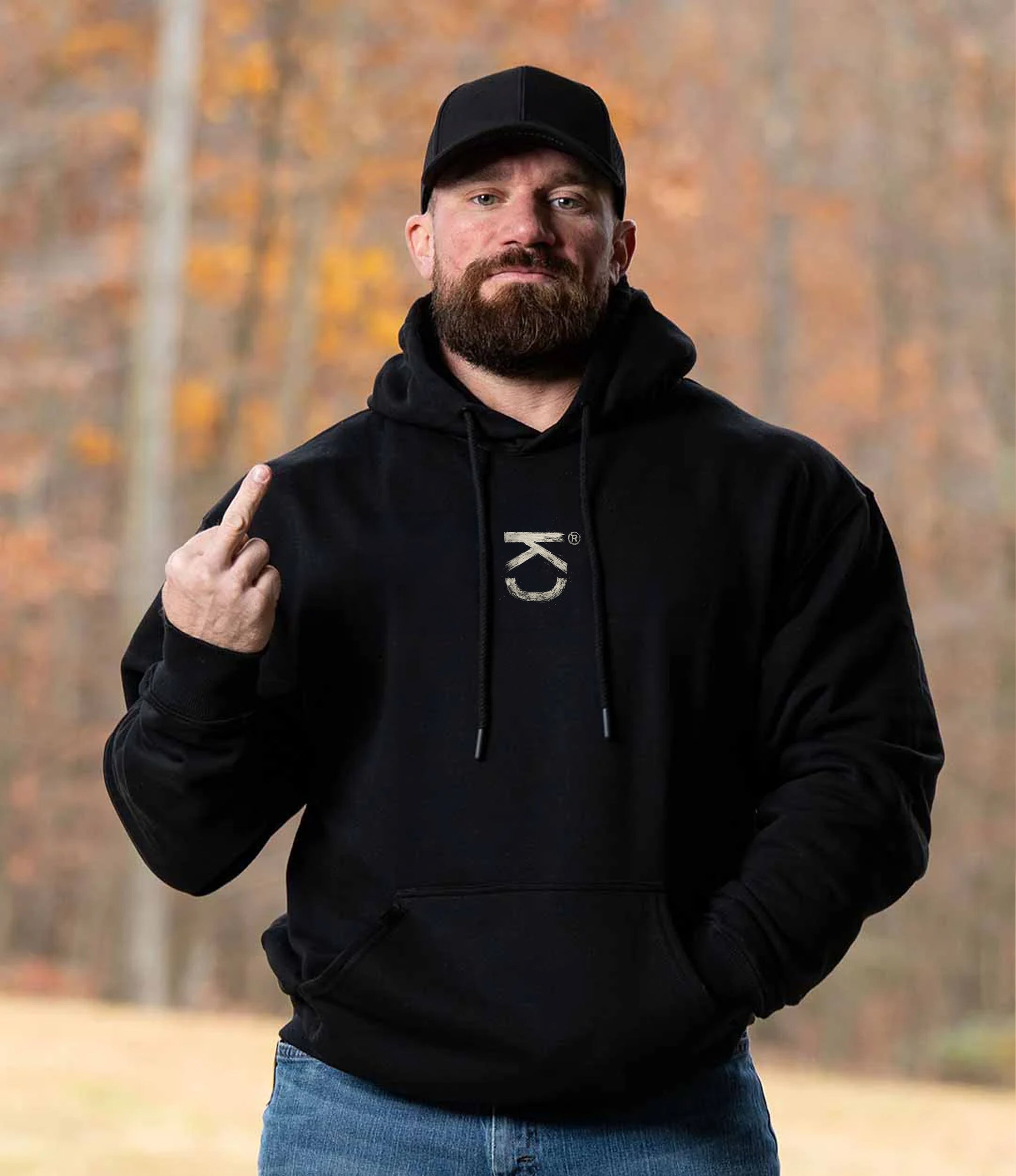 Hoodie Black – By Reason or Force – One