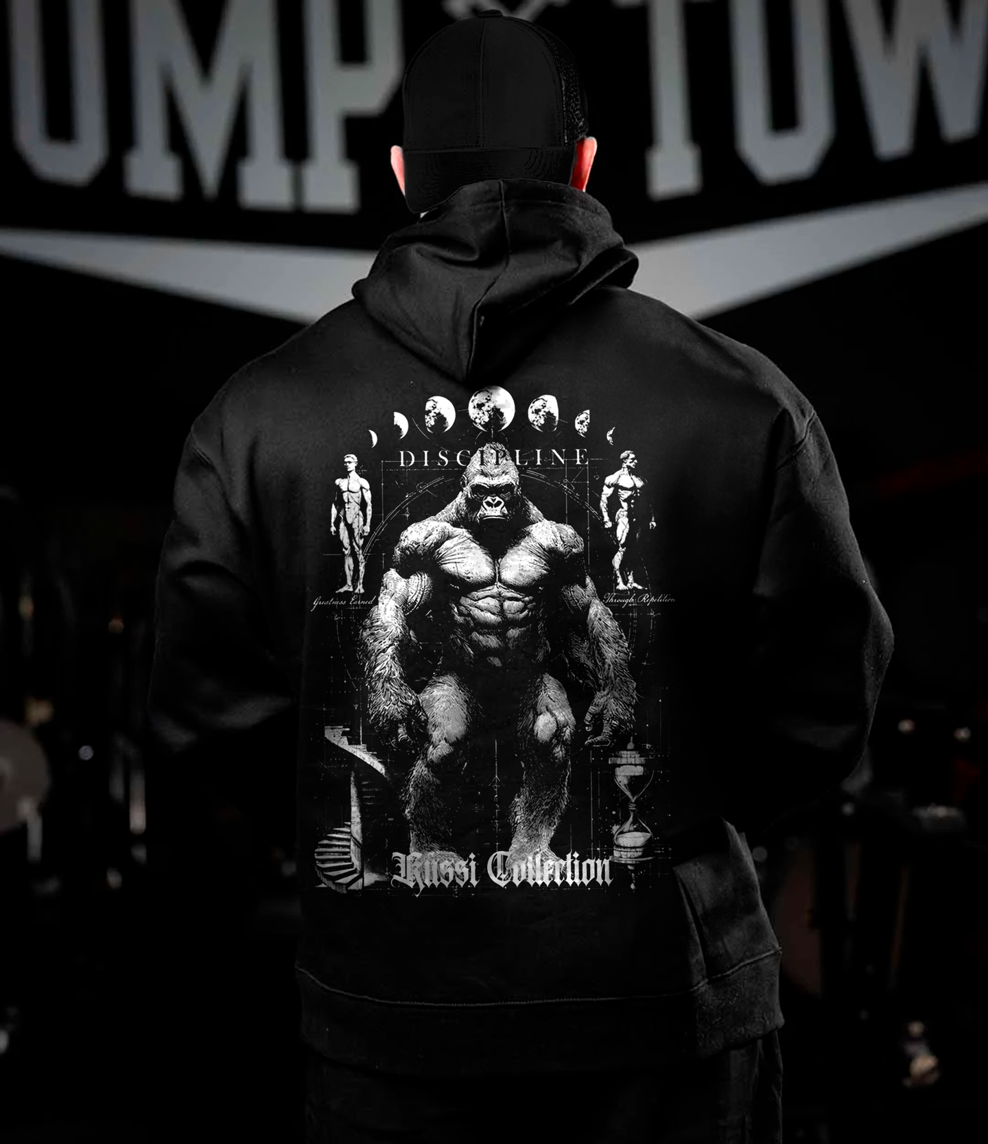 # 2 Hoodie discipline pull black