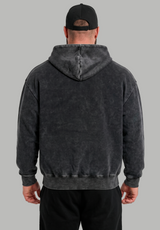 Poleron Zip Essential Acid Wash Black