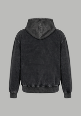 Poleron Zip Essential Acid Wash Black