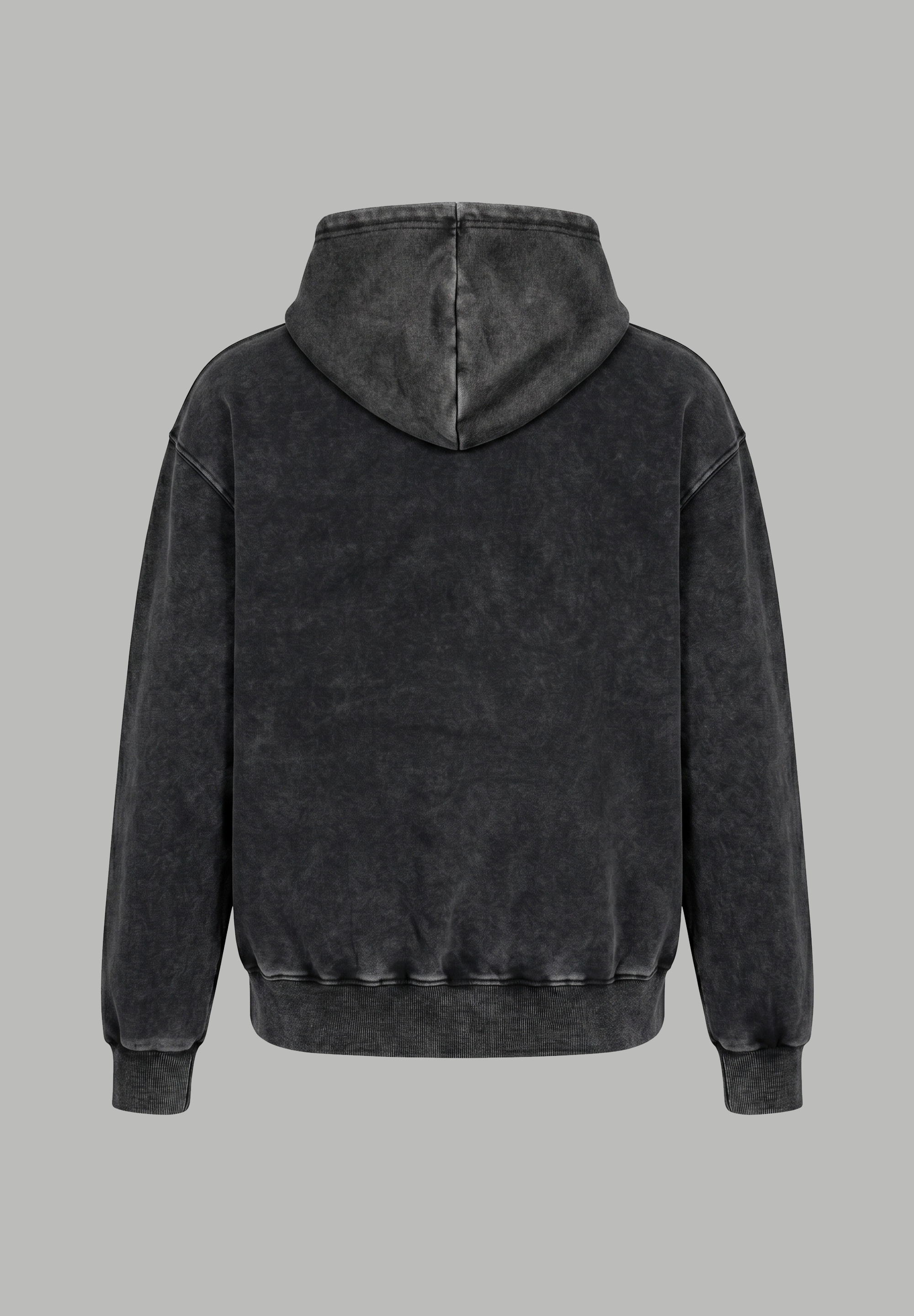 Poleron Zip Essential Acid Wash Black