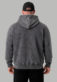 Poleron Zip Essential Acid Wash Gray