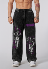 Jogger Oversize Acid Wash Toji Fushiguro Black /Jujutsu Kaisen
