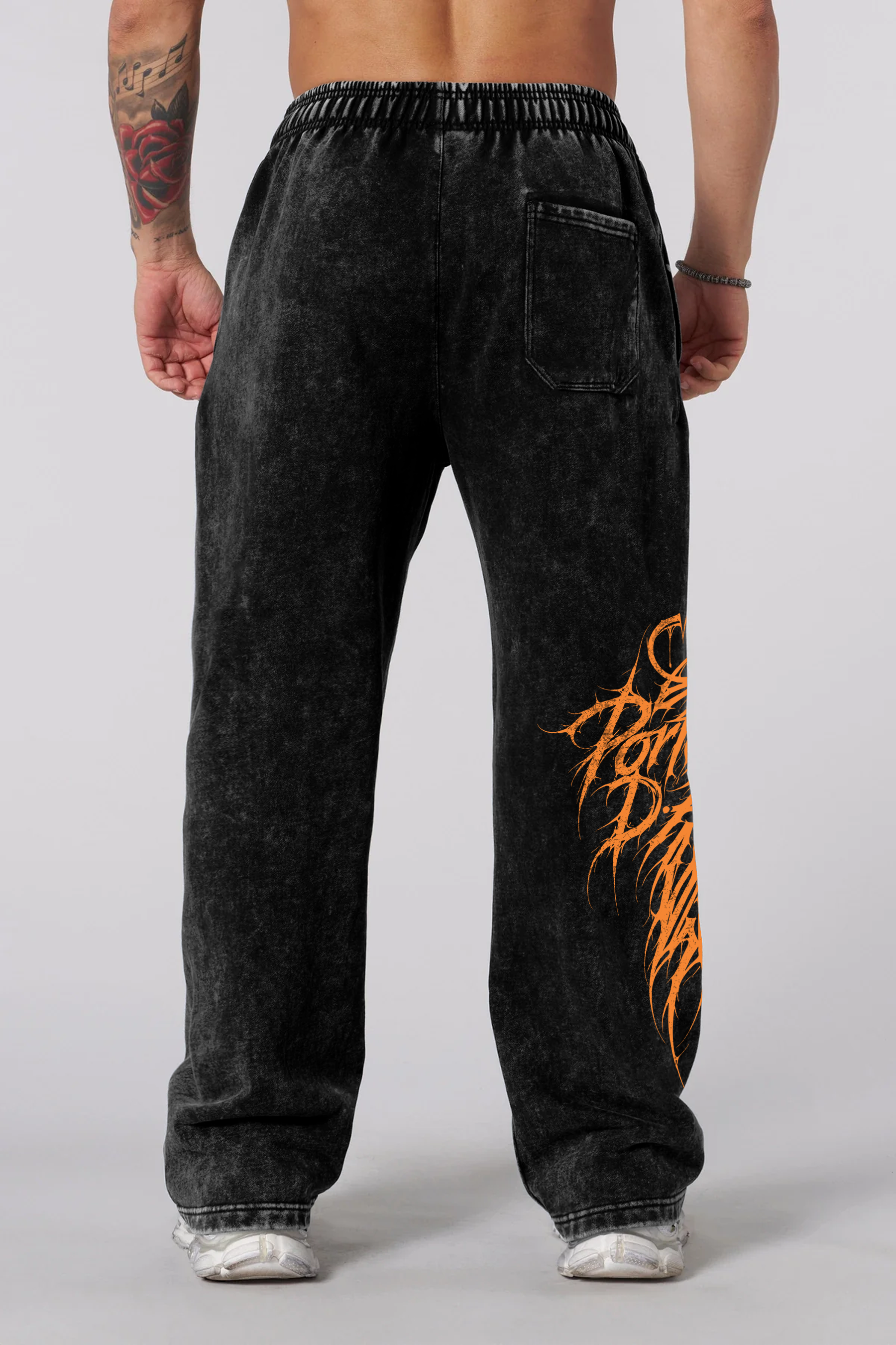 Jogger Oversize Acid Wash Ace Black - Edición Especial