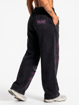 Jogger Oversize Acid Wash Maki Zenin Black | Jujutsu Kaisen