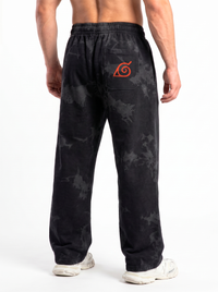 Jogger Oversize Acid Wash Naruto | Black