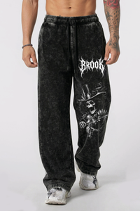 Jogger Oversize Acid Wash Brook Black - Edición Especial