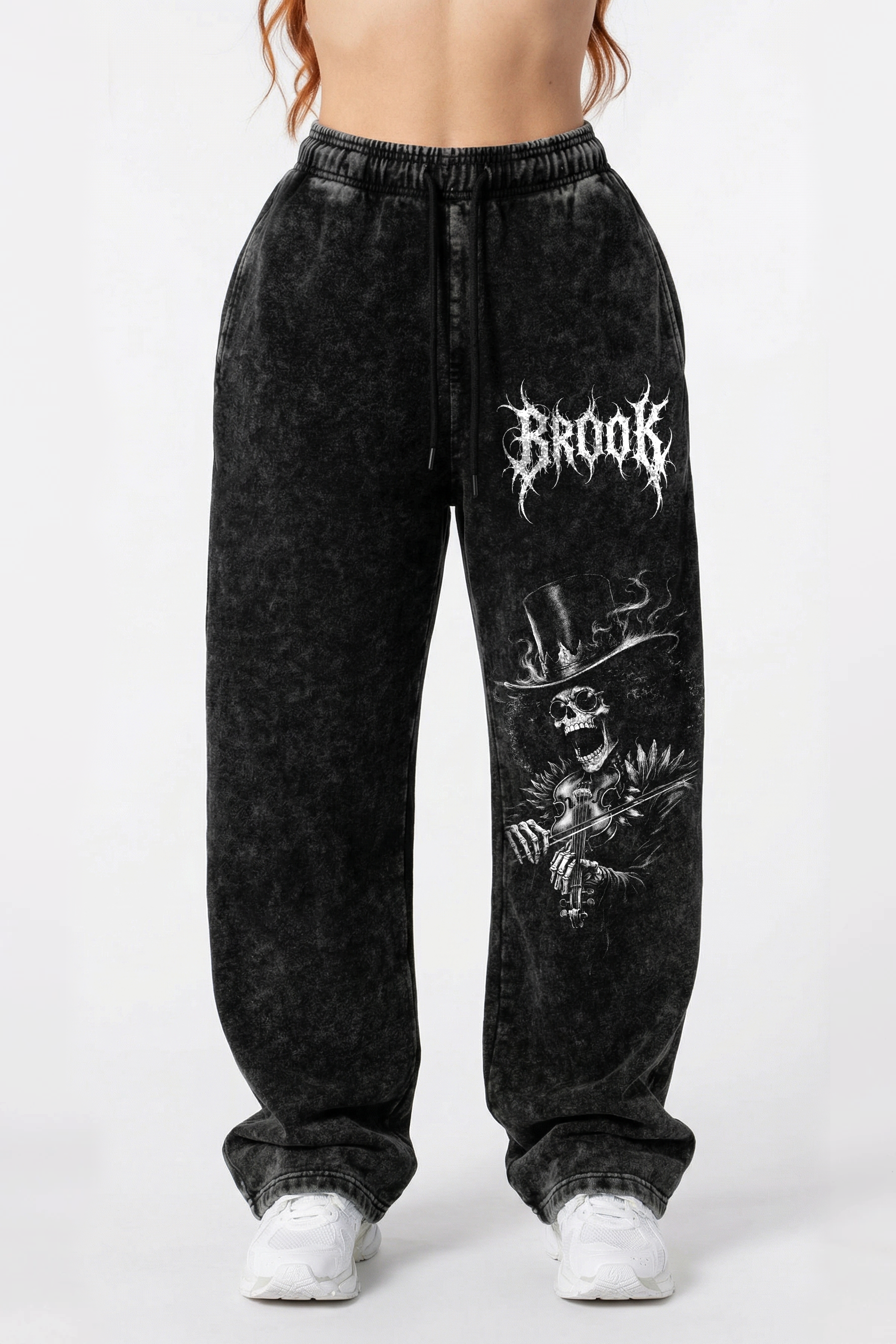 Jogger Oversize Acid Wash Brook Black - Edición Especial