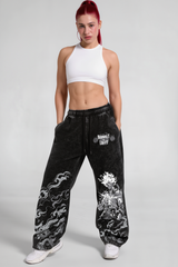 Jogger Oversize Acid Wash Luffy Black girls / Edicion especial
