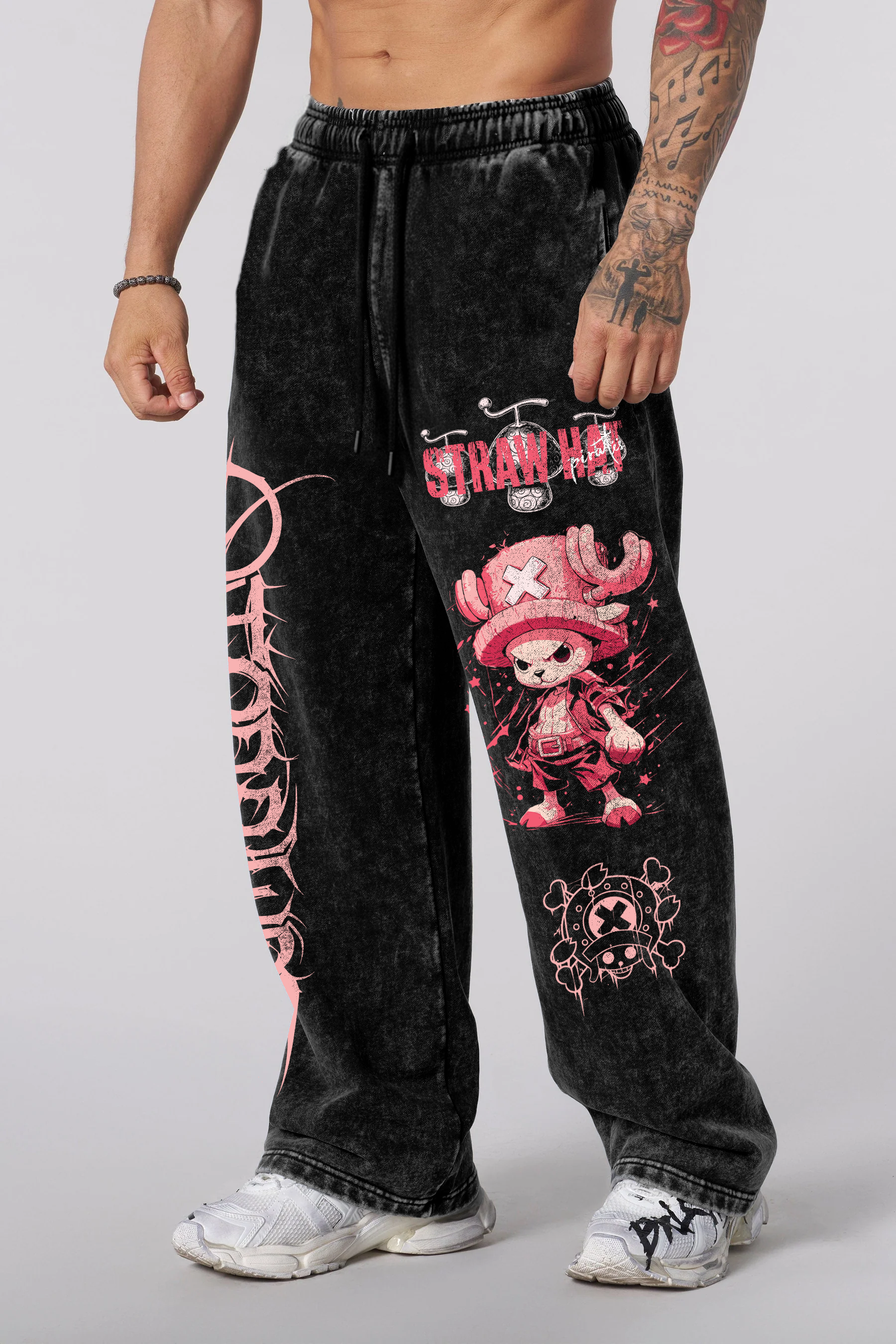 Jogger Oversize Acid Wash Chopper Black – Edición Especial