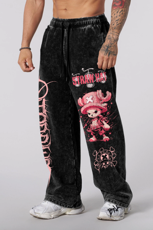 Jogger Oversize Acid Wash Chopper Black – Edición Especial