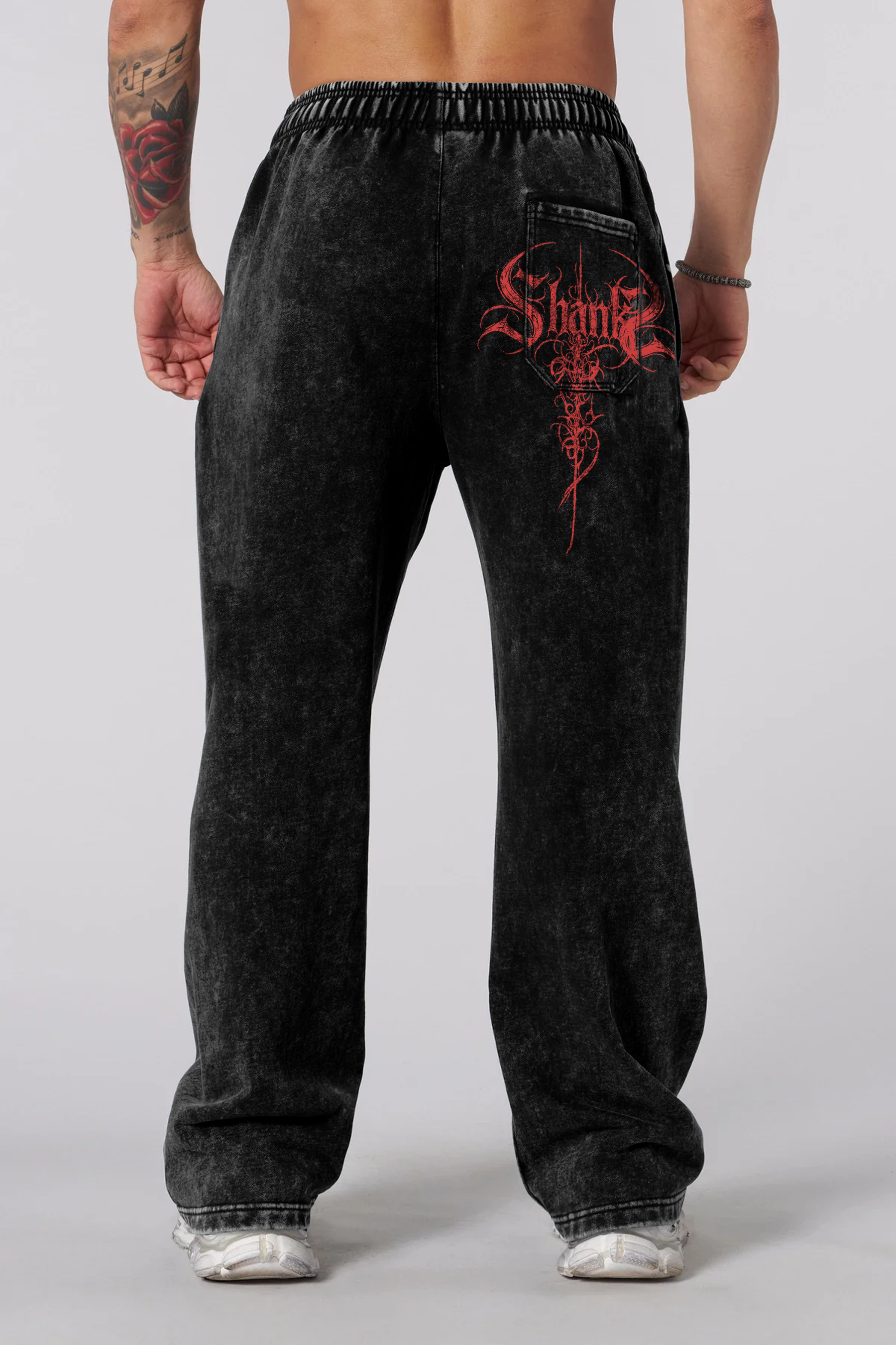 Jogger Oversize Acid Wash Shanks Black – Edición Especial