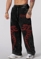 Jogger Oversize Acid Wash Dark Throne – One