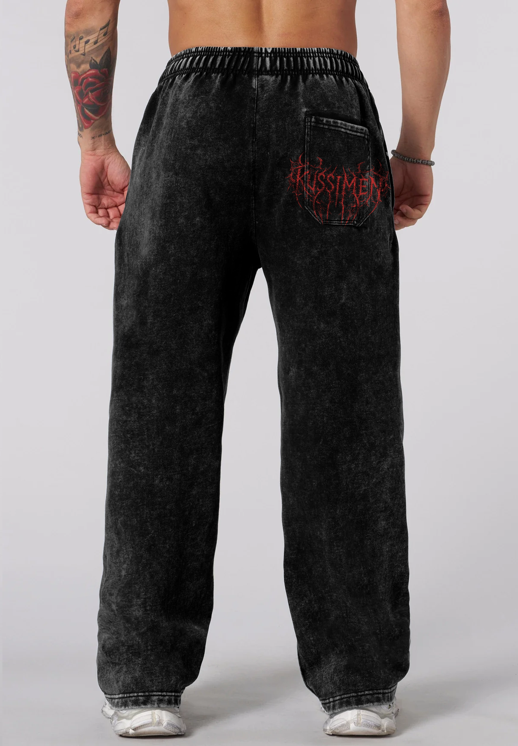 Jogger Oversize Acid Wash Dark Throne – One