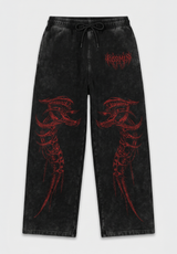 Jogger Oversize Acid Wash Dark Throne – One