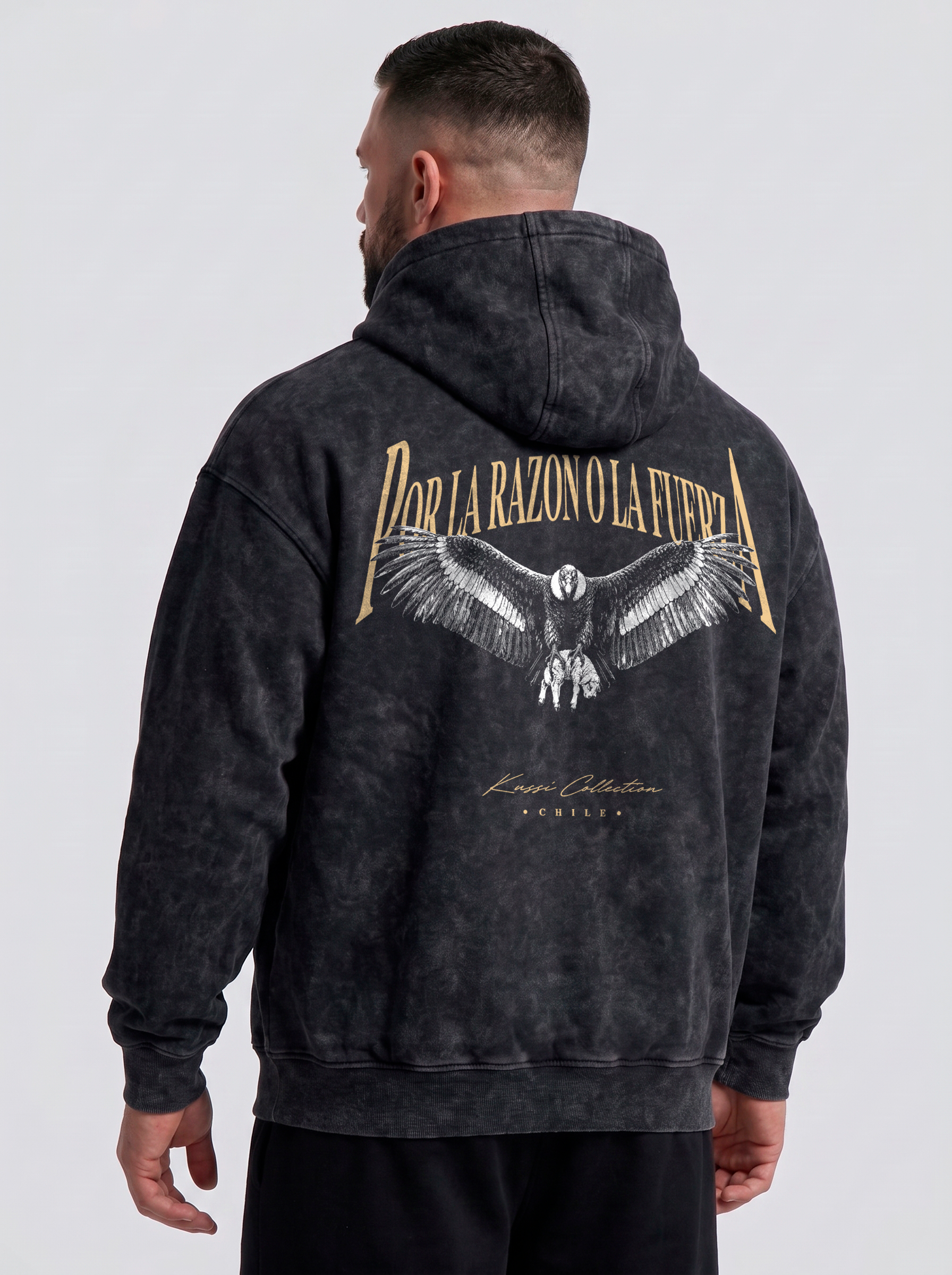 Polerón Oversize Acid Wash Black – By Reason or Force