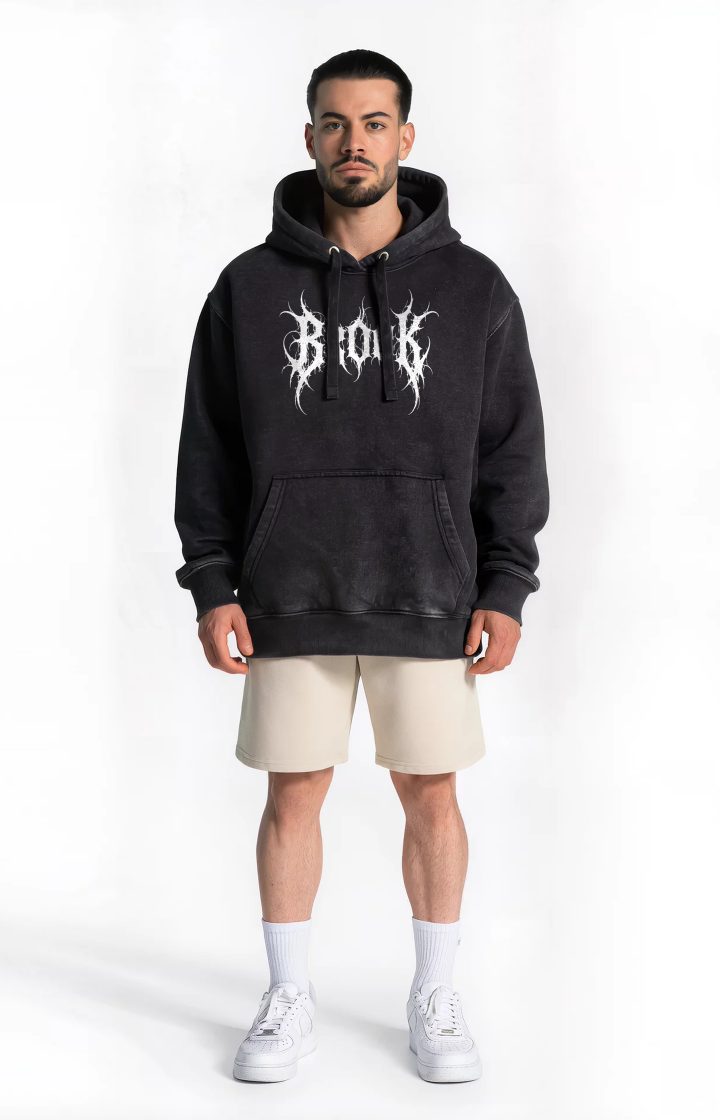 Polerón Essential Acid Wash Black Brook – Edición Especial