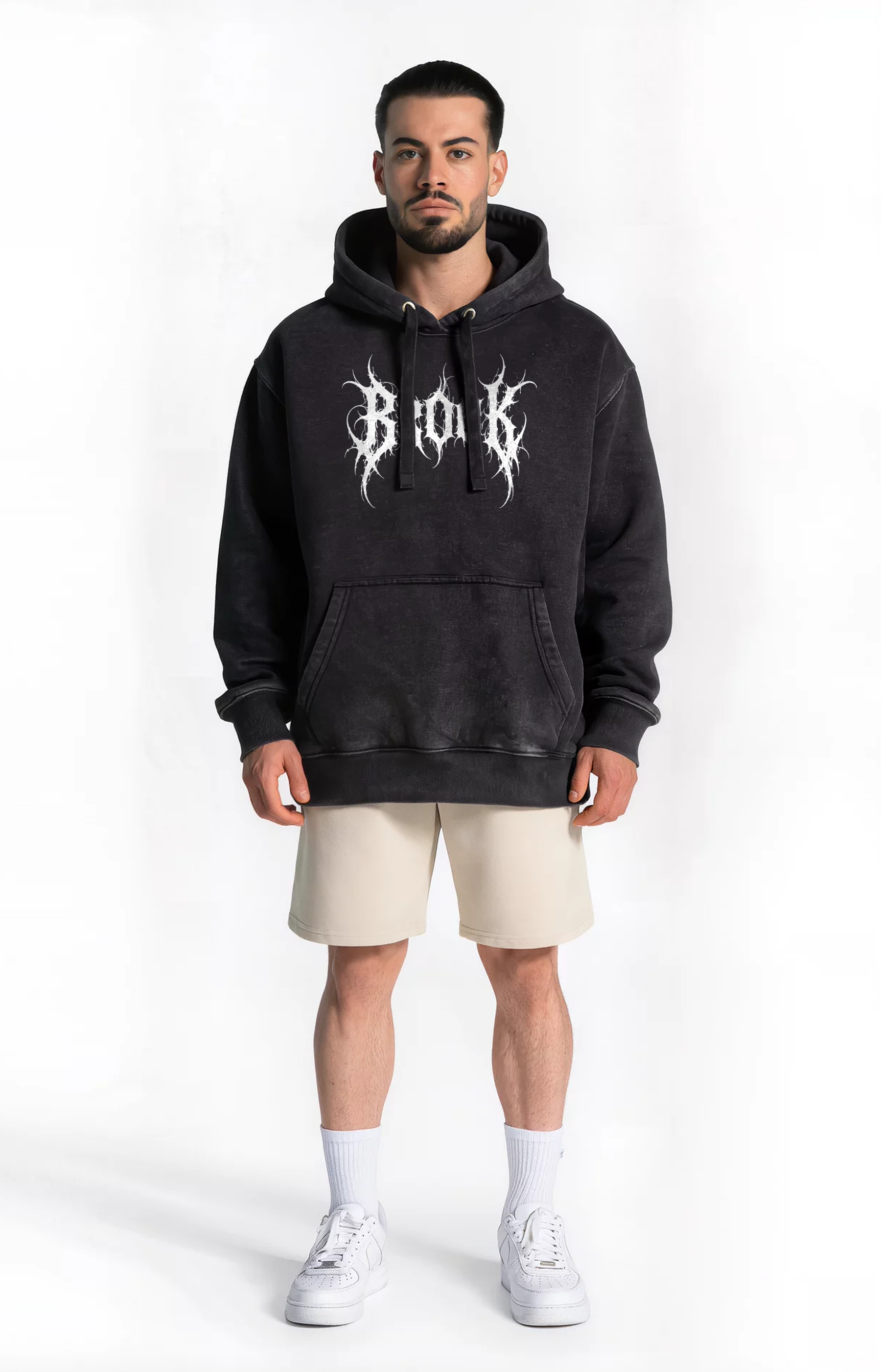 Polerón Essential Acid Wash Black Brook – Edición Especial