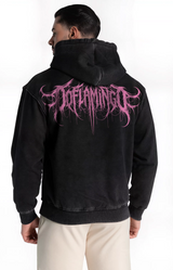 Polerón Acid Wash Negro Doflamingo – Edición Especial