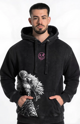Polerón Acid Wash Negro Doflamingo – Edición Especial