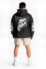 Polerón Acid Wash Negro Luffy Gear 5 – Edición Especial