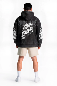 Polerón Acid Wash Negro Luffy Gear 5 – Edición Especial