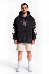 Polerón Acid Wash Negro Luffy Gear 5 – Edición Especial