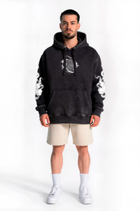 Polerón Acid Wash Negro Luffy Gear 5 – Edición Especial