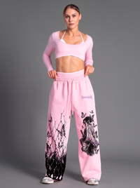 Pantalón Oversize Shinobu Kochō Pink | Demon Slayer