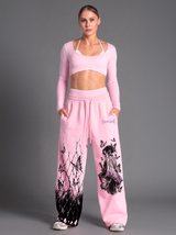 Pantalón Oversize Shinobu Kochō Pink | Demon Slayer