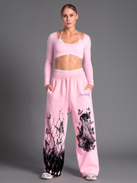 Pantalón Oversize Shinobu Kochō Pink | Demon Slayer