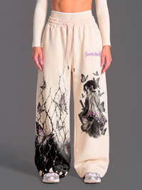 Pantalón Oversize Shinobu Kochō Marfil| Demon Slayer