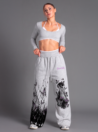 Pantalón Oversize Shinobu Kochō Gray | Demon Slayer