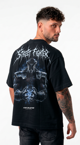 Polera Oversize Boxy M. Bison Back | Street Fighter