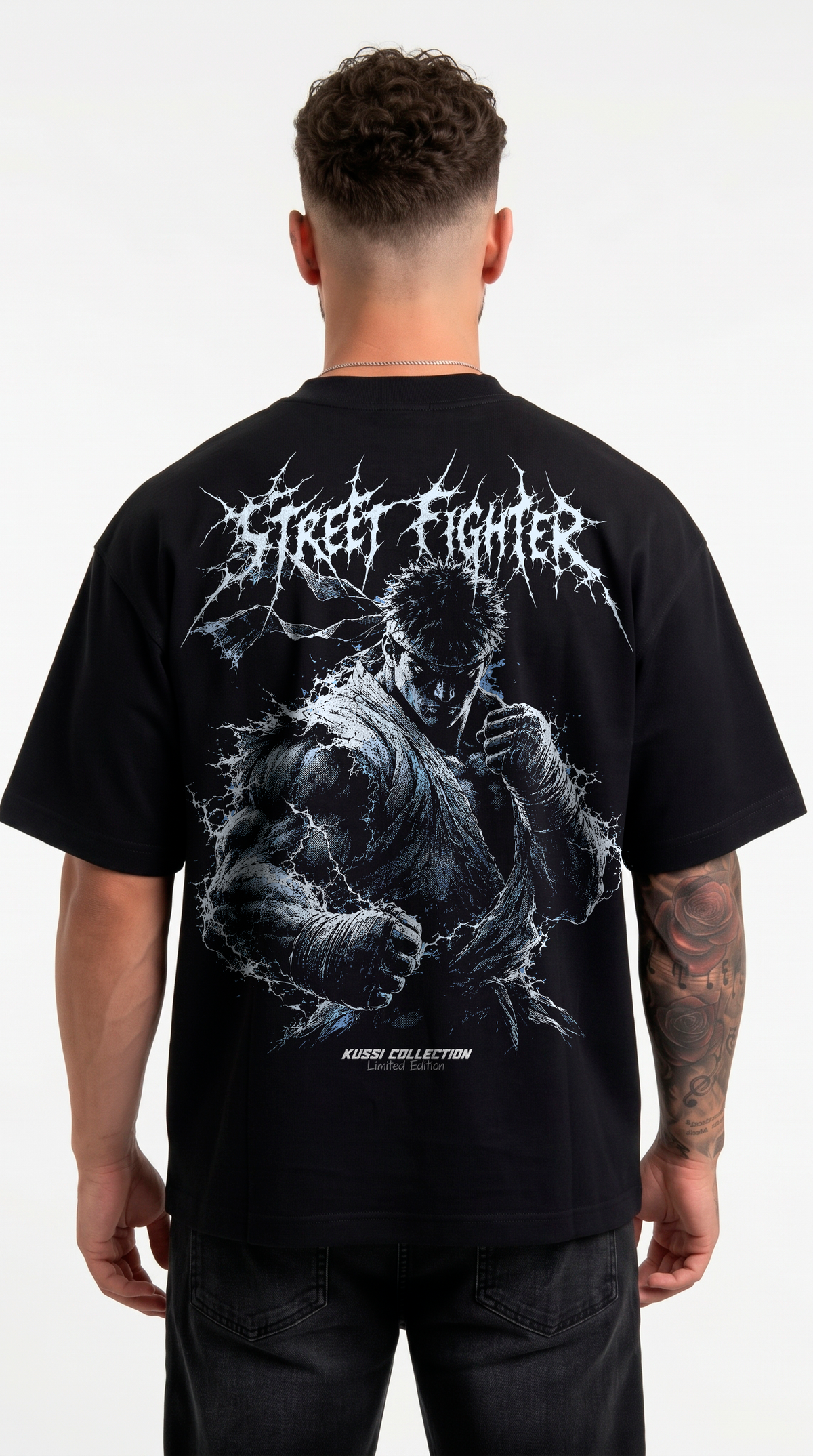 Polera Oversize Boxy Ryu Back | Street Fighter