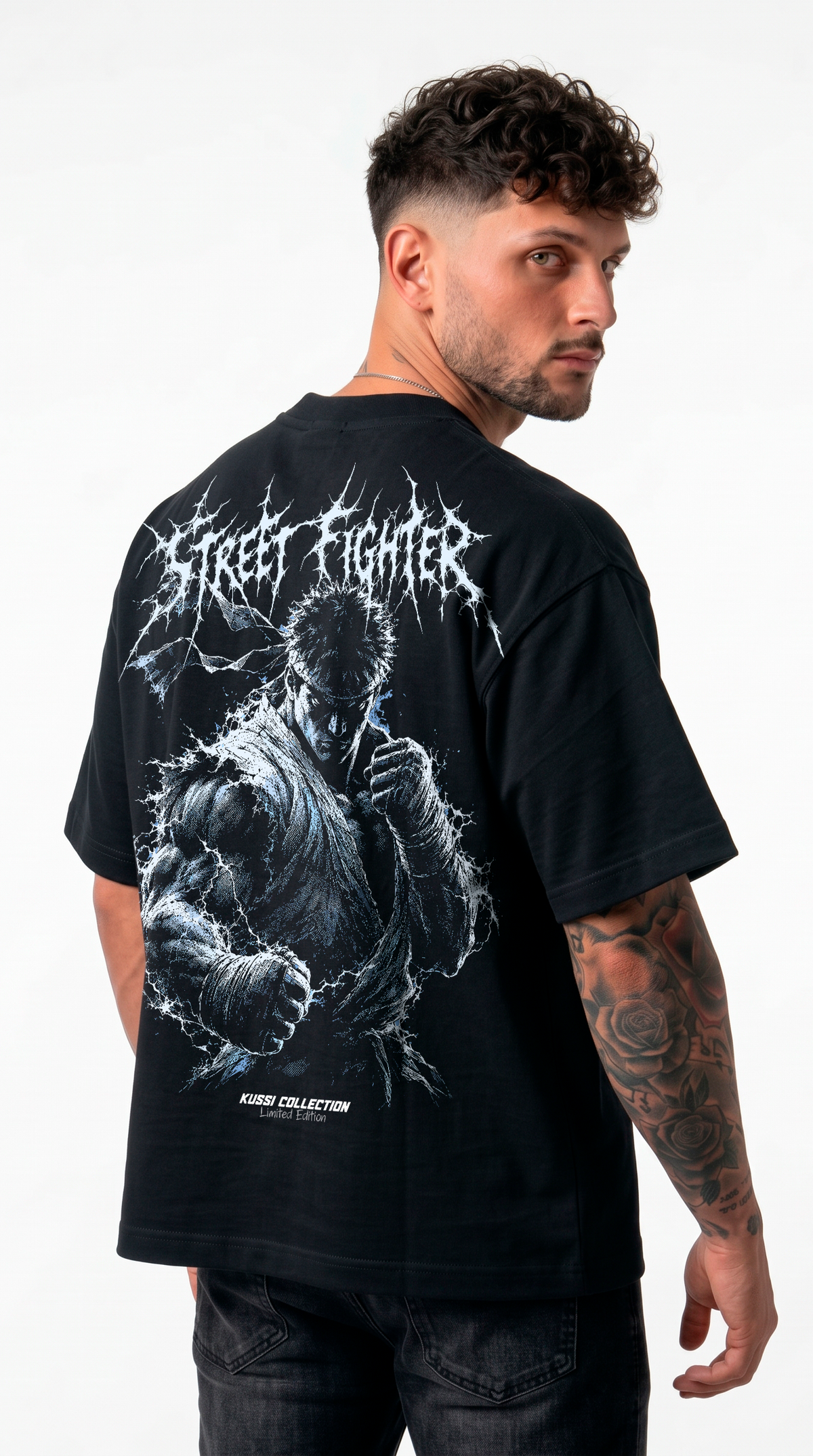 Polera Oversize Boxy Ryu Back | Street Fighter