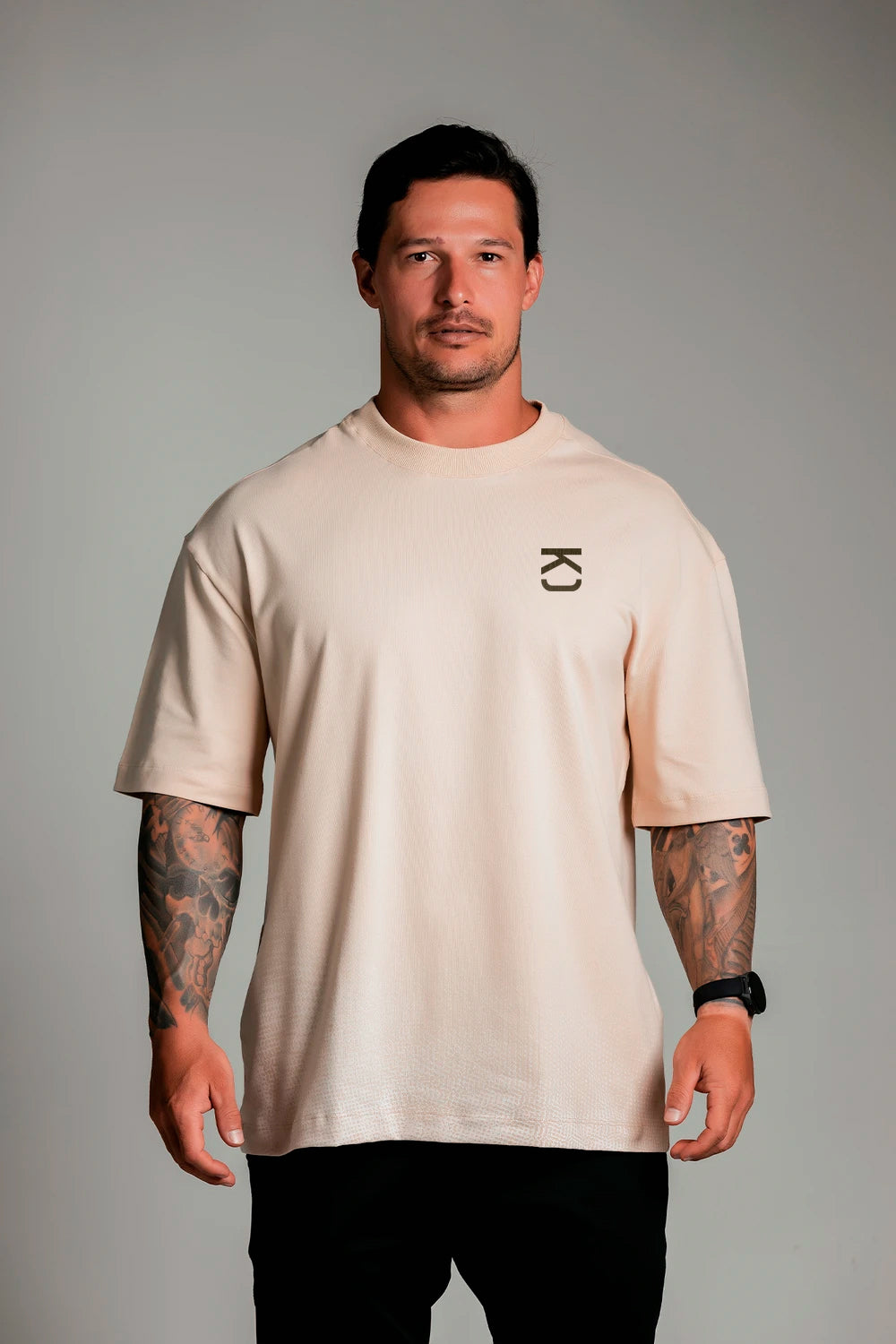 Polera oversized son of iron premium - Sand