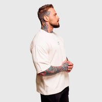 Polera Premium Oversize Gym Rat - Sand