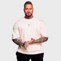 Polera Premium Oversize Gym Rat - Sand