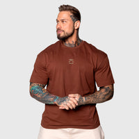 Polera Premium Oversize Gym Rat - Chocolate