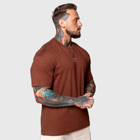 Polera Premium Oversize Gym Rat - Chocolate