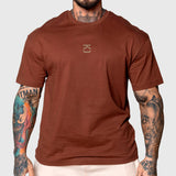 Polera Premium Oversize Gym Rat - Chocolate