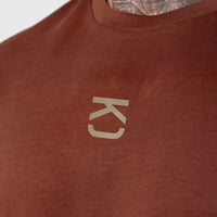 Polera Premium Oversize Gym Rat - Chocolate