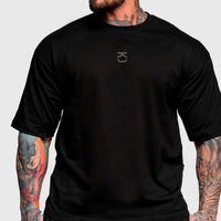 Polera Premium Oversize Gym Rat black